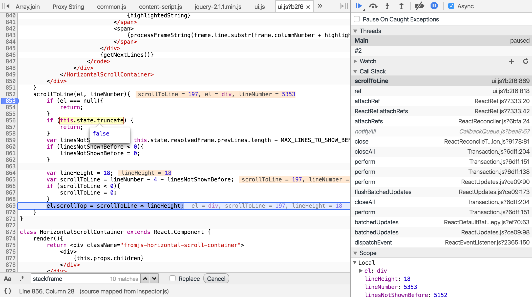 Chrome DevTools Debugger